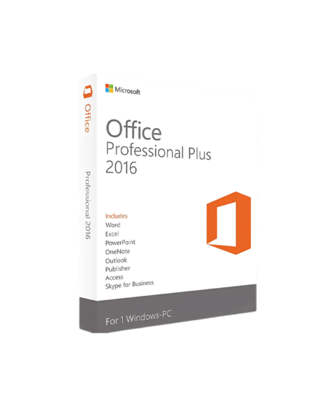 MS Office Professional Plus 2016 Retail Key for Windows
